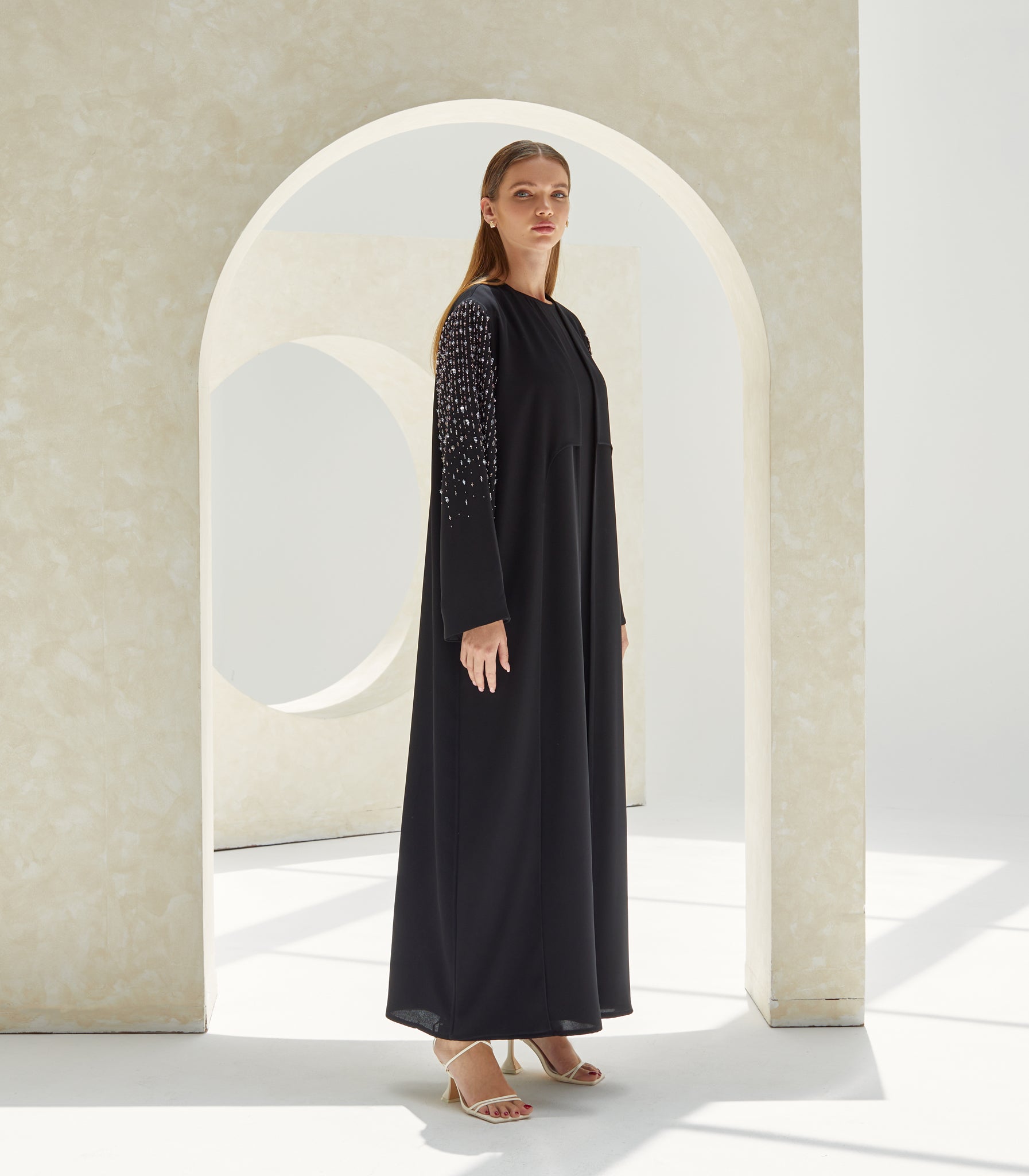 عباية سوداء فخمة سهى 1