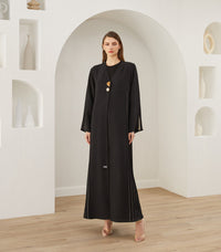 عباية سوداء فخمة تقوى 1