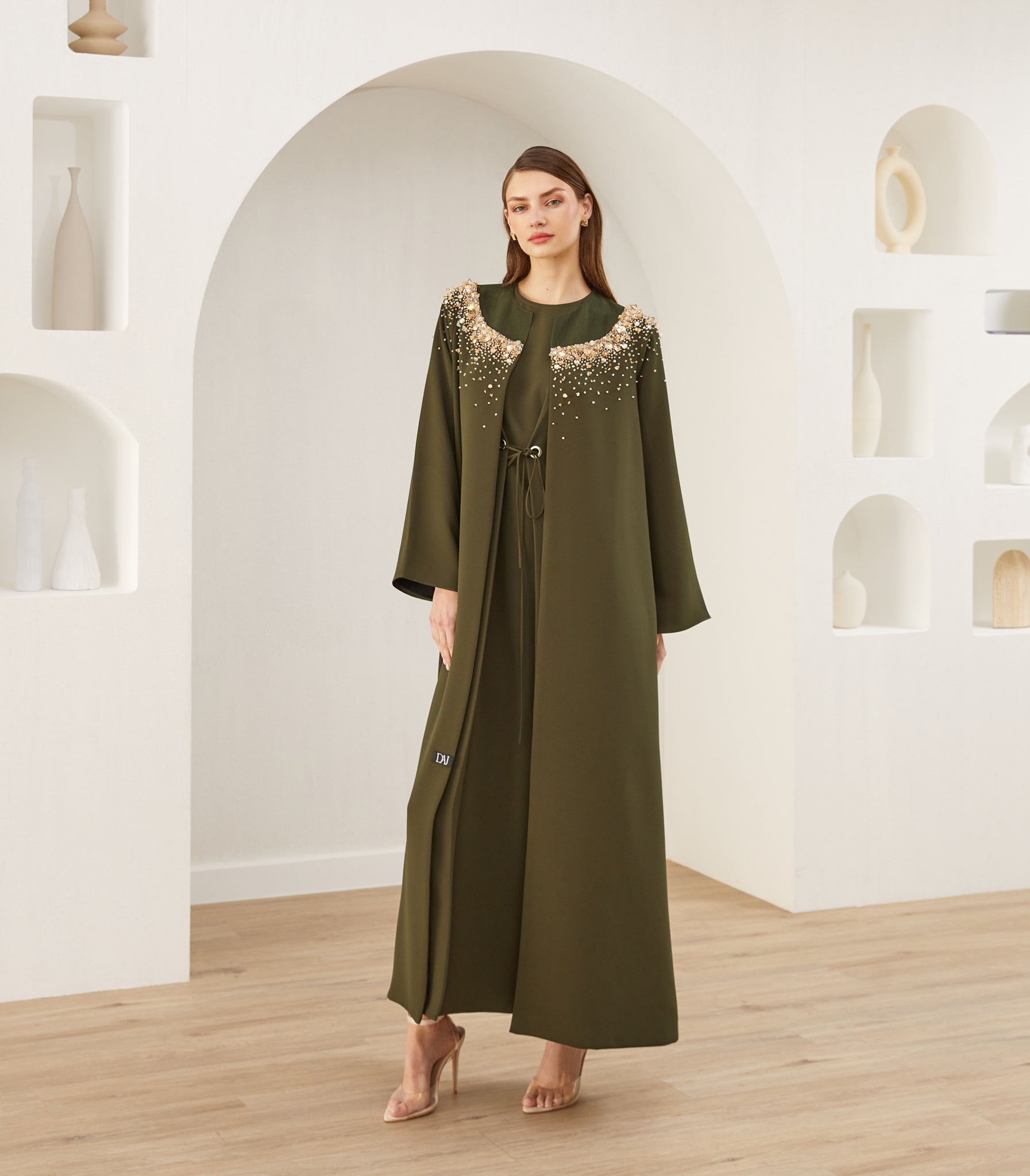 عباية ملونة فخمة وفا 1