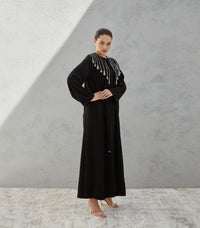 عباية سوداء فخمة يسانا 1