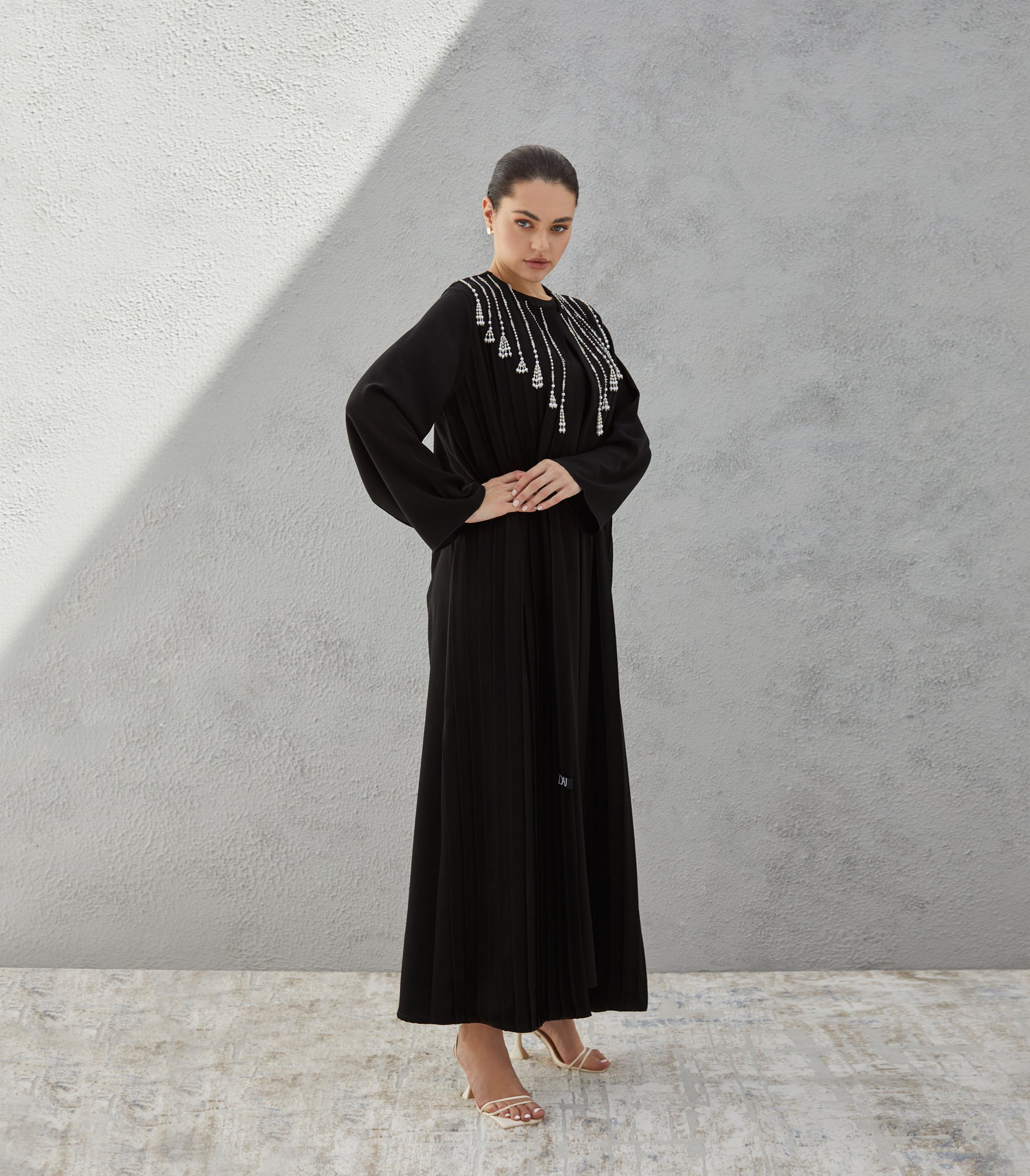 عباية سوداء فخمة يسانا 1