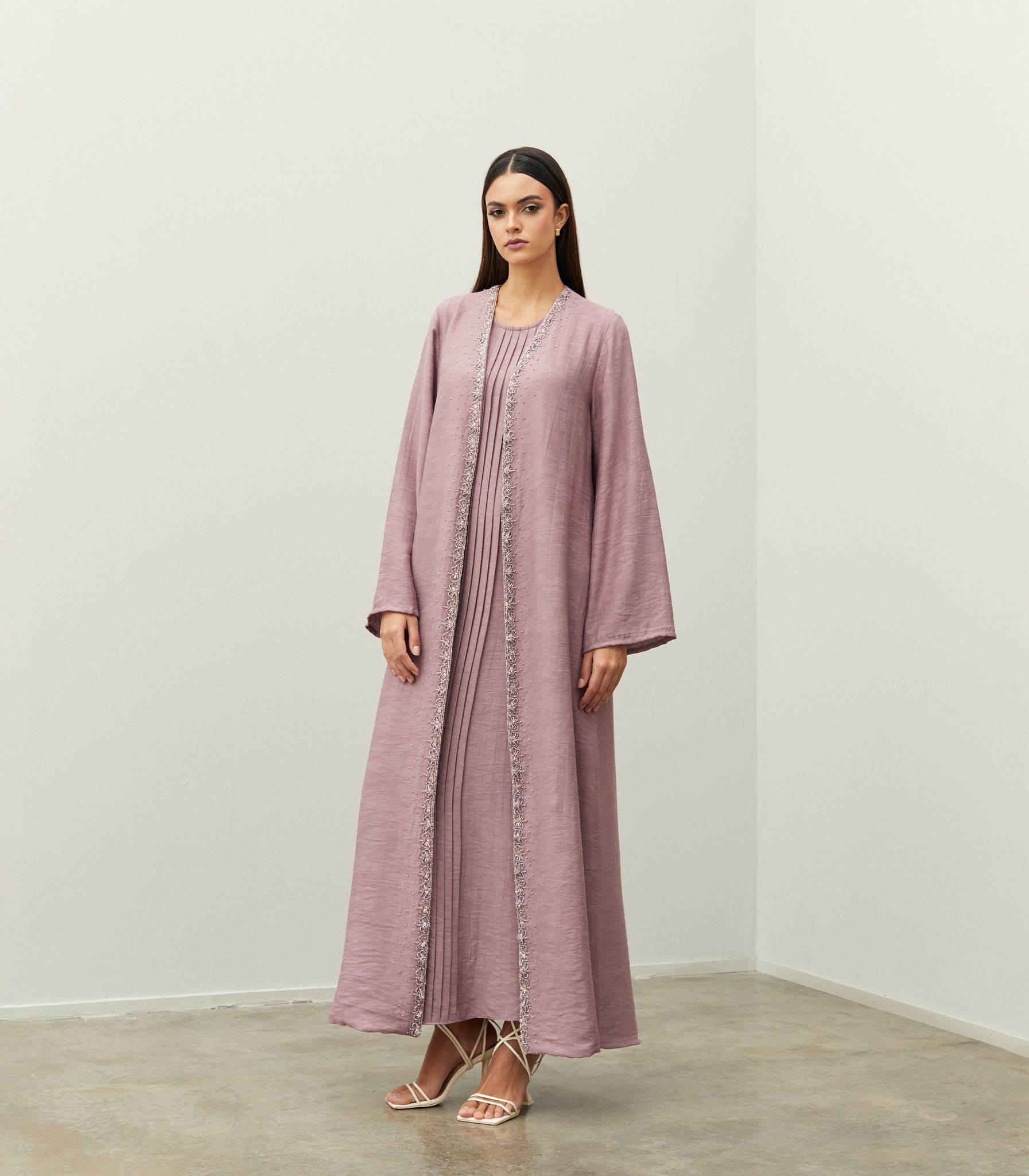 عباية ملونة فخمة زايدة 1