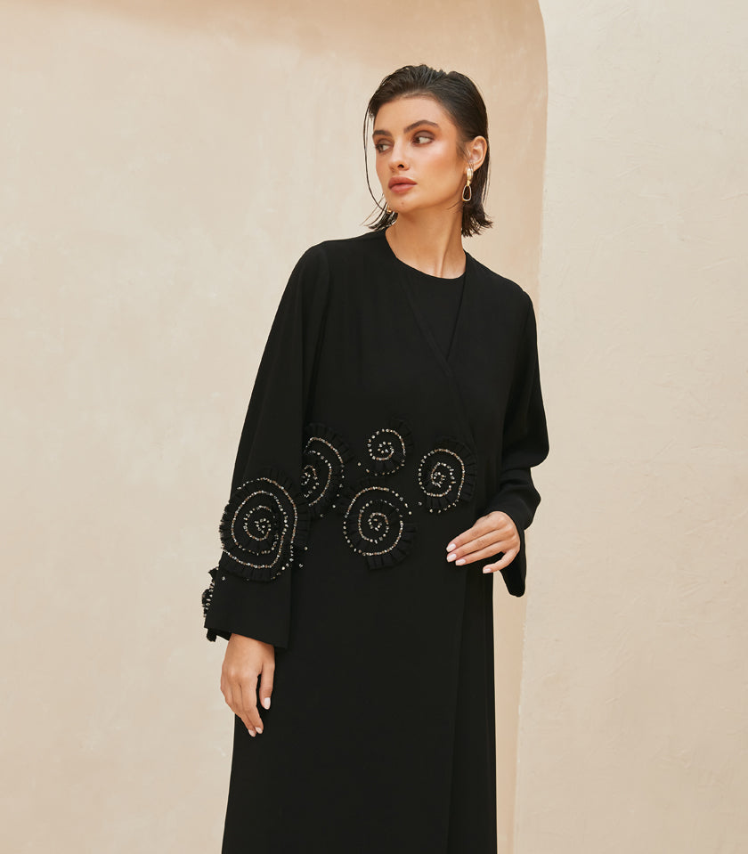 عباية سوداء فخمة زولفا 2