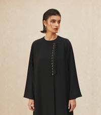 عباية سوداء فخمة زايرا 2