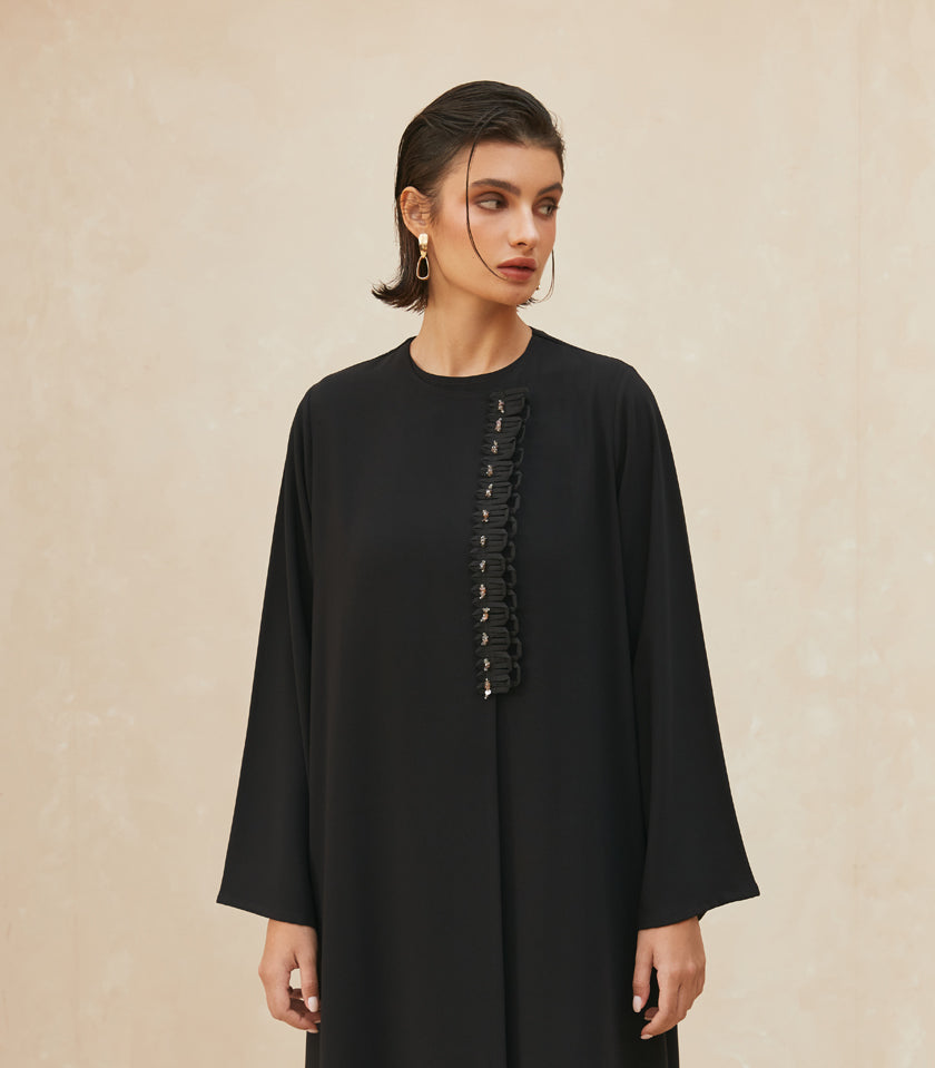 عباية سوداء فخمة زايرا 2