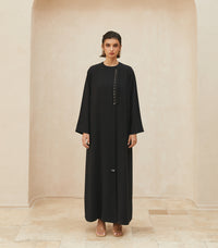 عباية سوداء فخمة زايرا 1